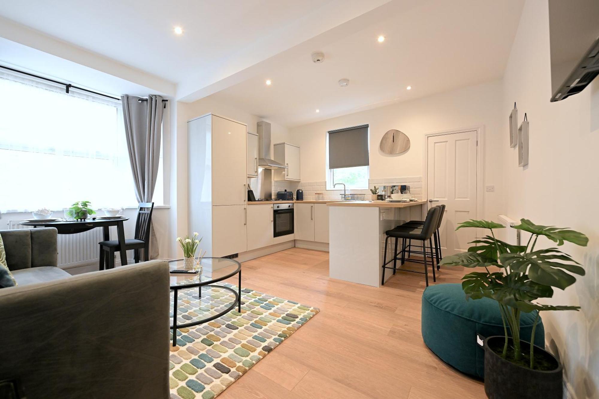 Appartement Bright & Large 3 Bed Flat In *
